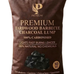 premium hardwood barbeque lump 100 % carbonised 10KG Packing